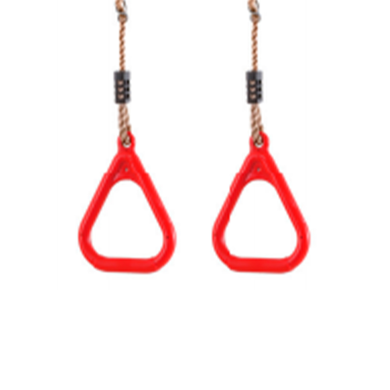 Anelli da arrampicata triangolari in plastica per bambini