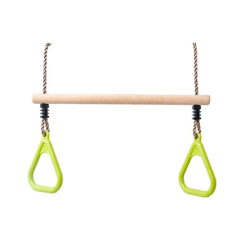Barra oscillante a trapezio regolabile in legno