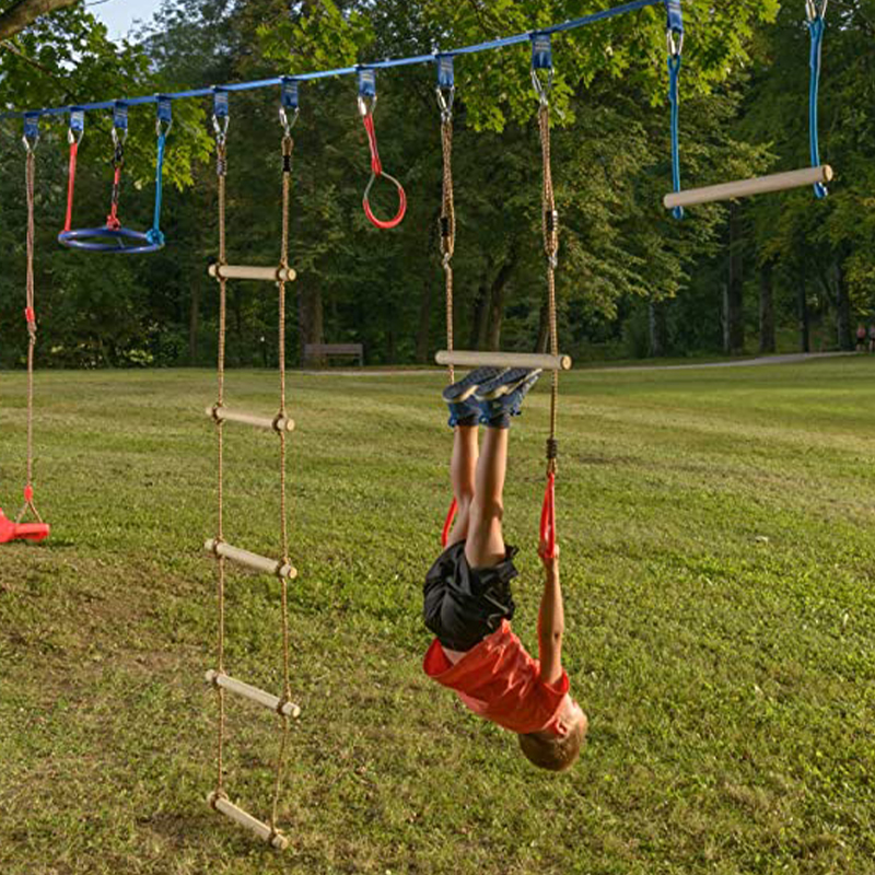 Barra oscillante a trapezio regolabile in legno