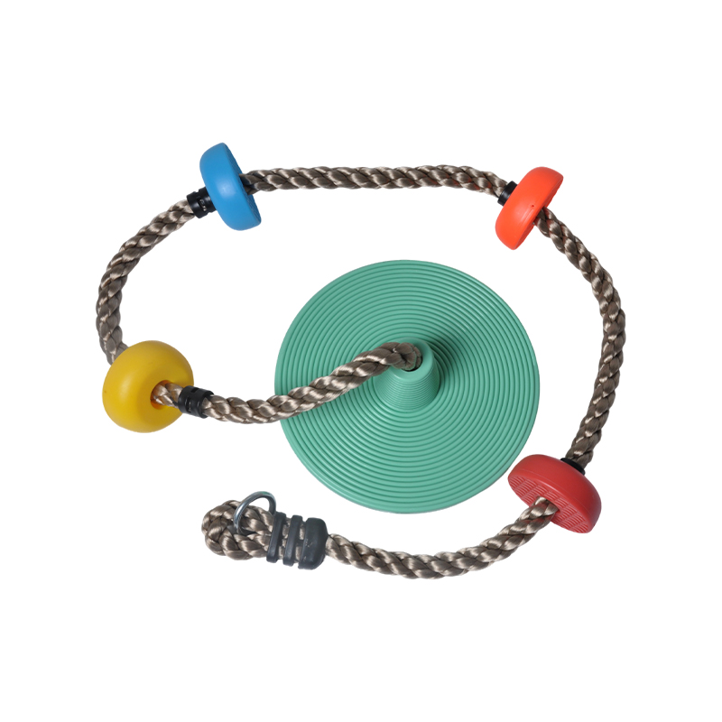Corda da arrampicata multicolore con disco