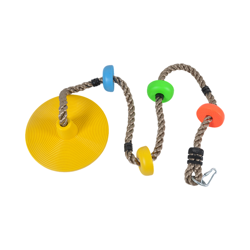 Corda da arrampicata multicolore con disco